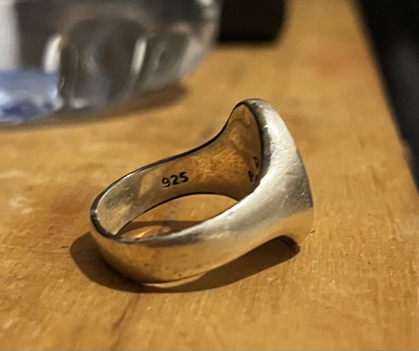 Anel de Prata Caveira “Van Gogh”