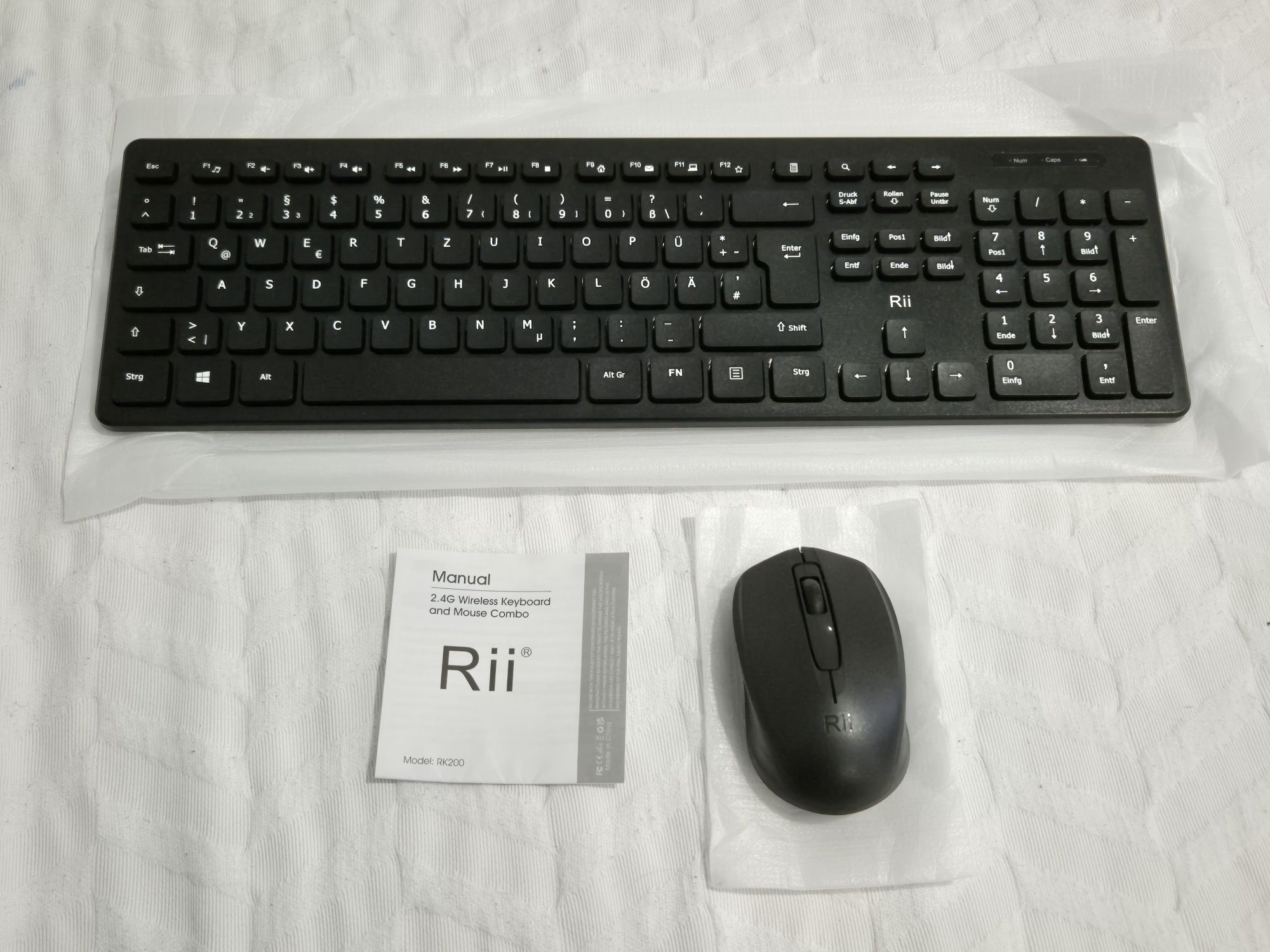 Wireless Keyboard and Mouse Combo