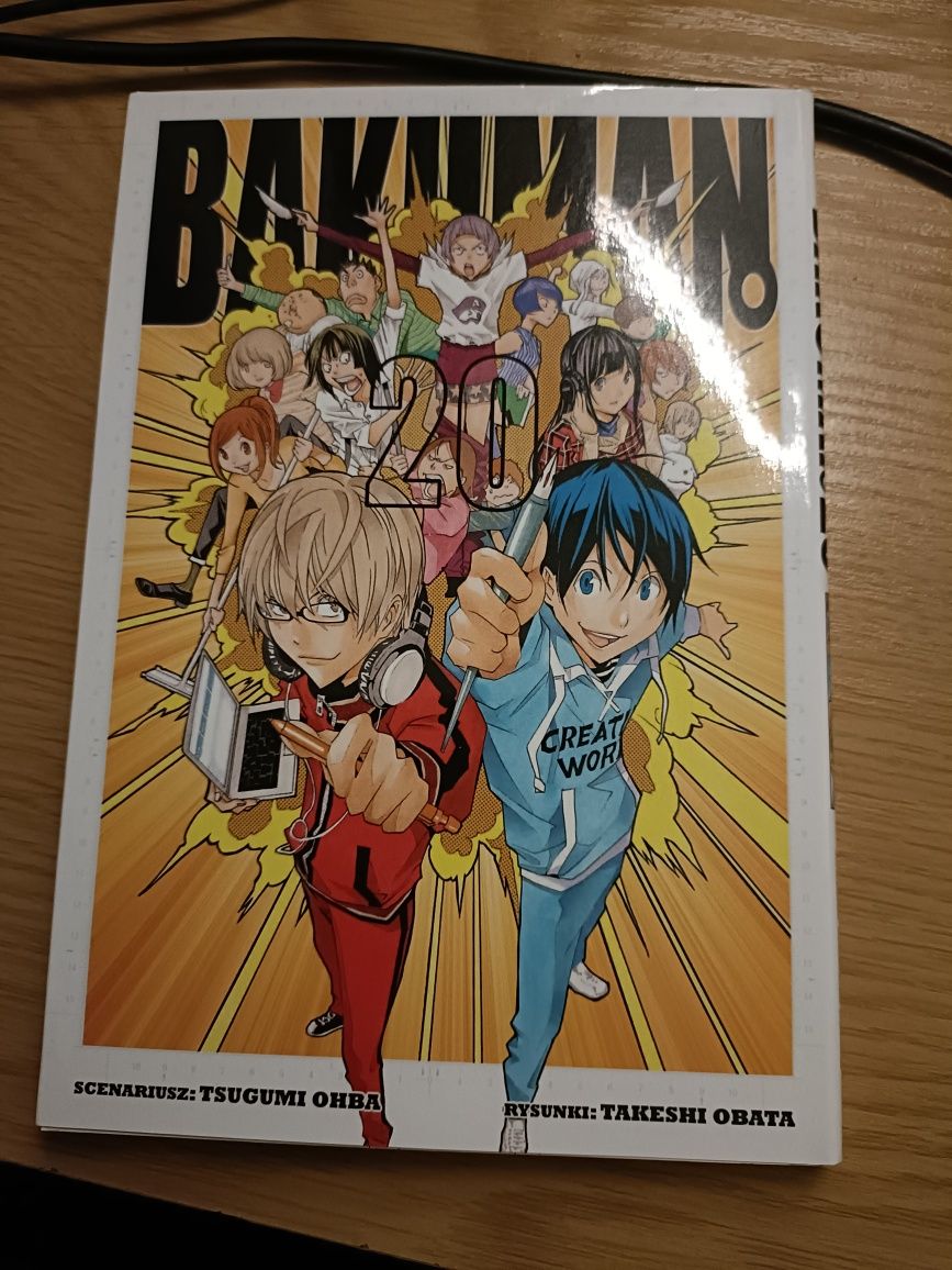 Manga mangi Bakuman 20 Waneko anime yatta