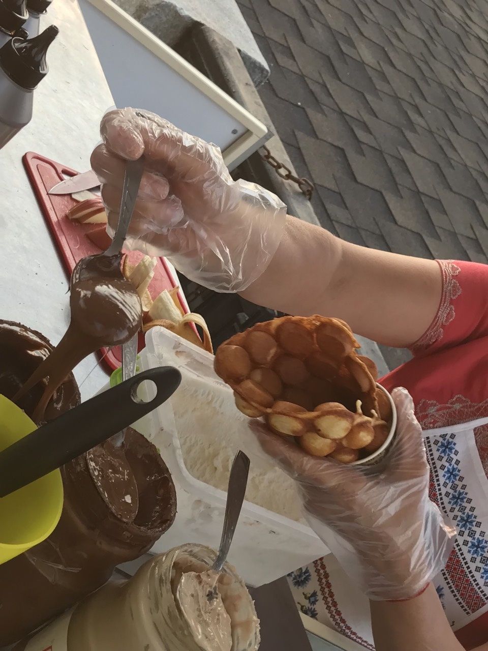 Гонконгські вафлі (bubble waffle), суха суміш для випікання!