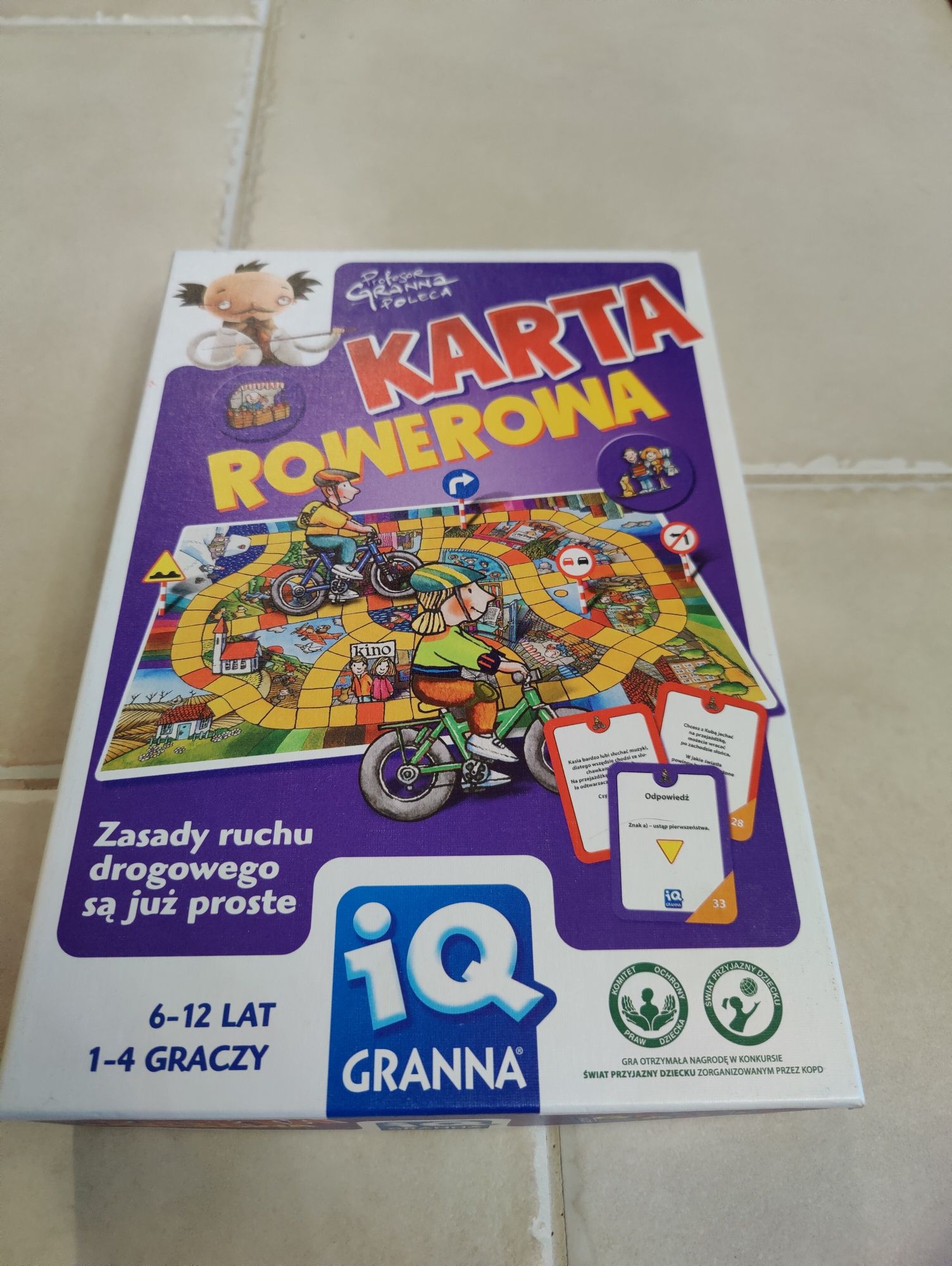 Gra karta rowerowa Granna