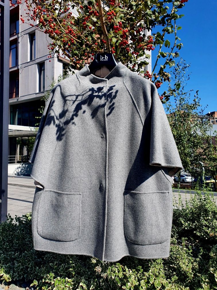 Пончо MaxMara Studio р.М, пальто Belstaff стильное, оригинальное