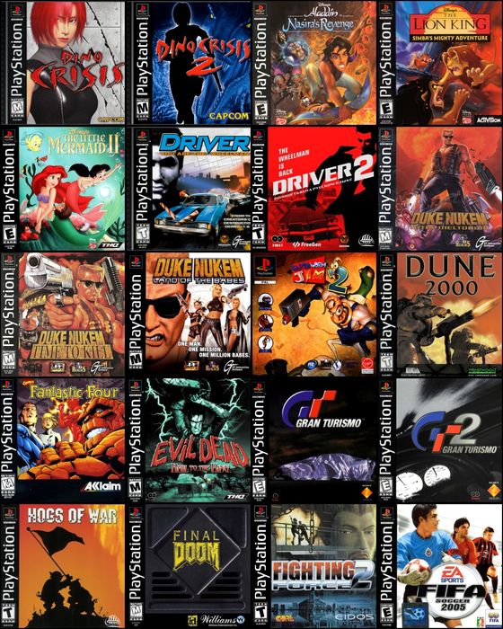 Нові Диски для PlayStation 1/PS1/PSone/ps1/пс1 - ТОПові  ігри.