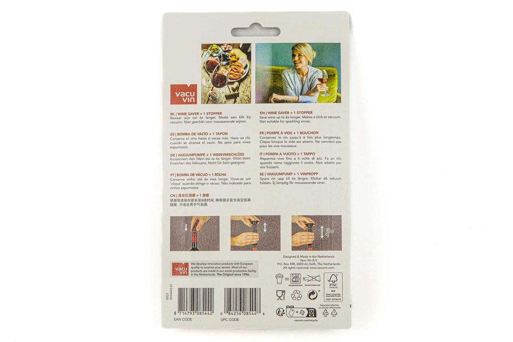 Vacuvin wine saver – bomba de vácuo para garrafas