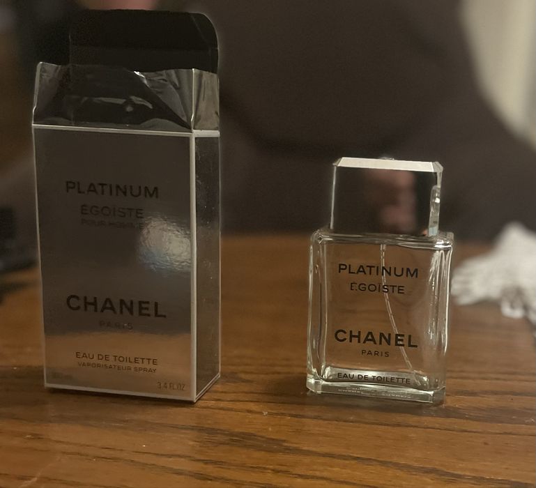 Flakon butelka po wodzie toaletowej chanel platinum egoiste