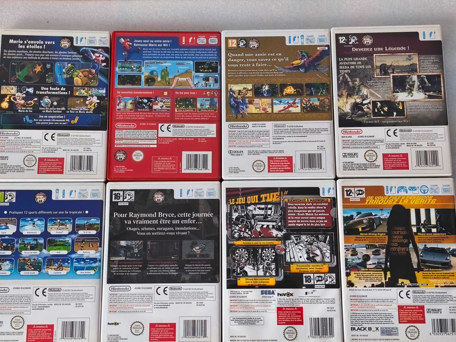 Jogos Nintendo Wii New Super Mario Bros Legend Of Zelda Sports Resort