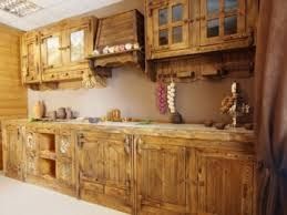 Кухонные фасады из натуральной древесины