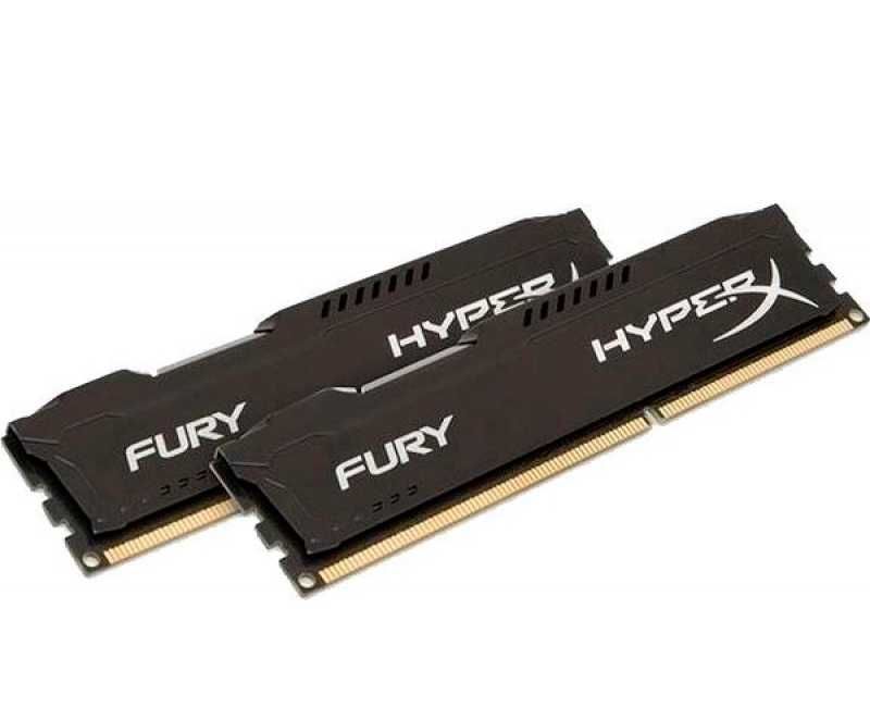 Оперативна пам'ять 16 ГБ (2x8), DDR3, для ПК, Kingston HX316C10FBK2/16