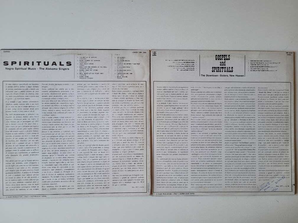 Gospels - Spirituals/Espirituais - Disco em vinil