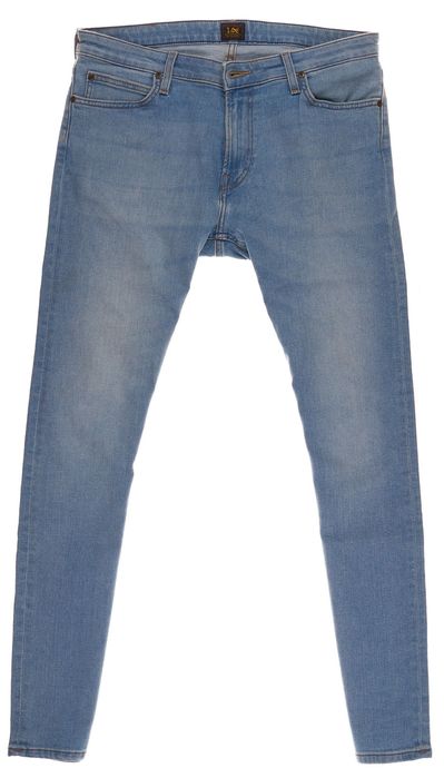 Spodnie Lee Malone W34 L32 Męskie Slim Fit Light Blue Stretch