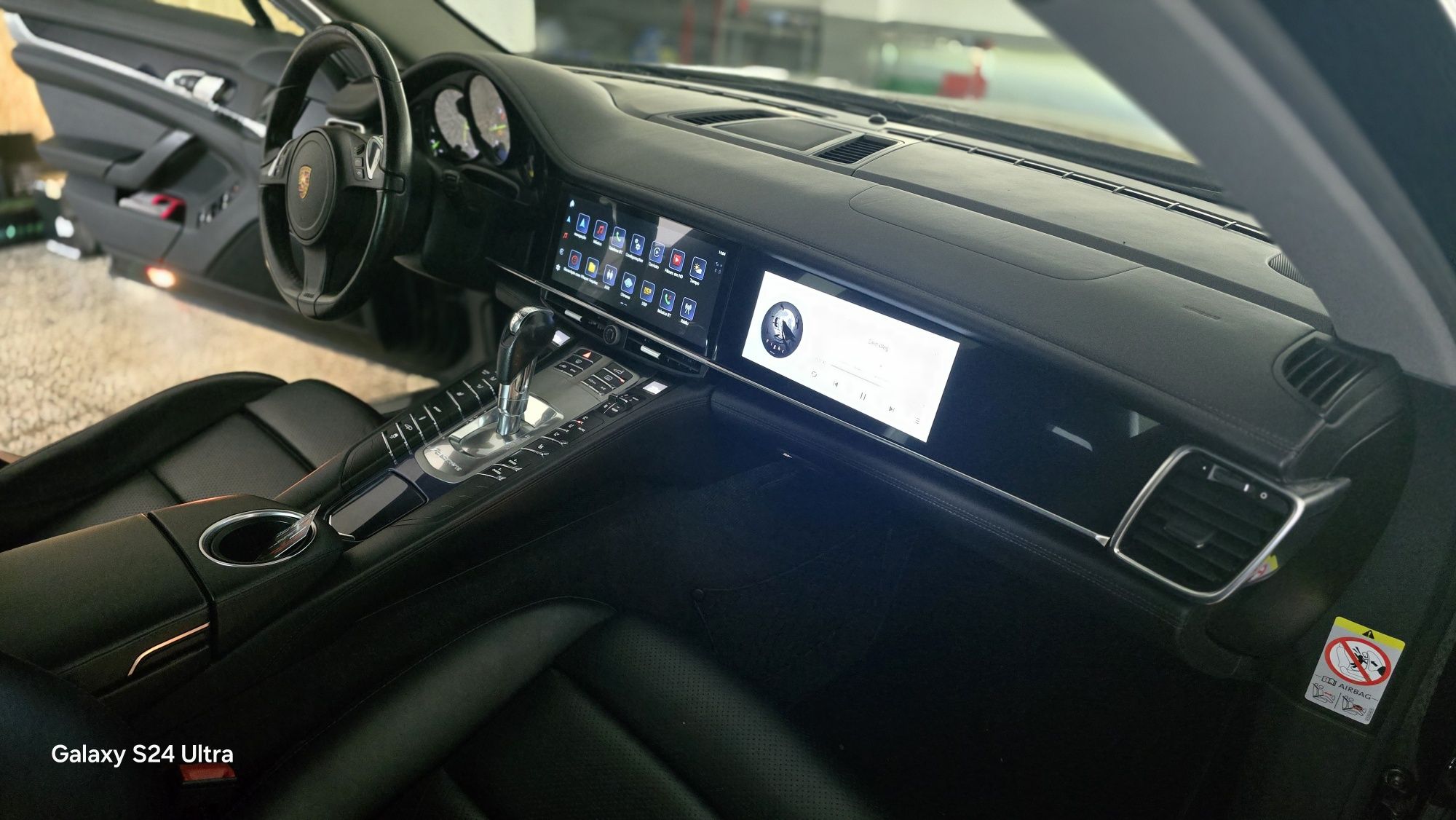 Rádio Porsche Panamera 10-16 Android 13 Duplo ecrã (Novo)