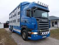 Scania R420 DO ŻYWCA / ZWIERZĄT / BYDŁA TRZODY CHLEWNEJ/ 3 POKŁADY / WAGA EL. / EURO 5 / OŚ SKRĘTNA /  klima , webasto , blokada mostu, full led