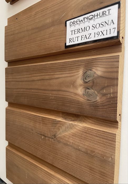 Deska Elewacyjna Termo Sosna Rut Faz 19X117 Kl. AB