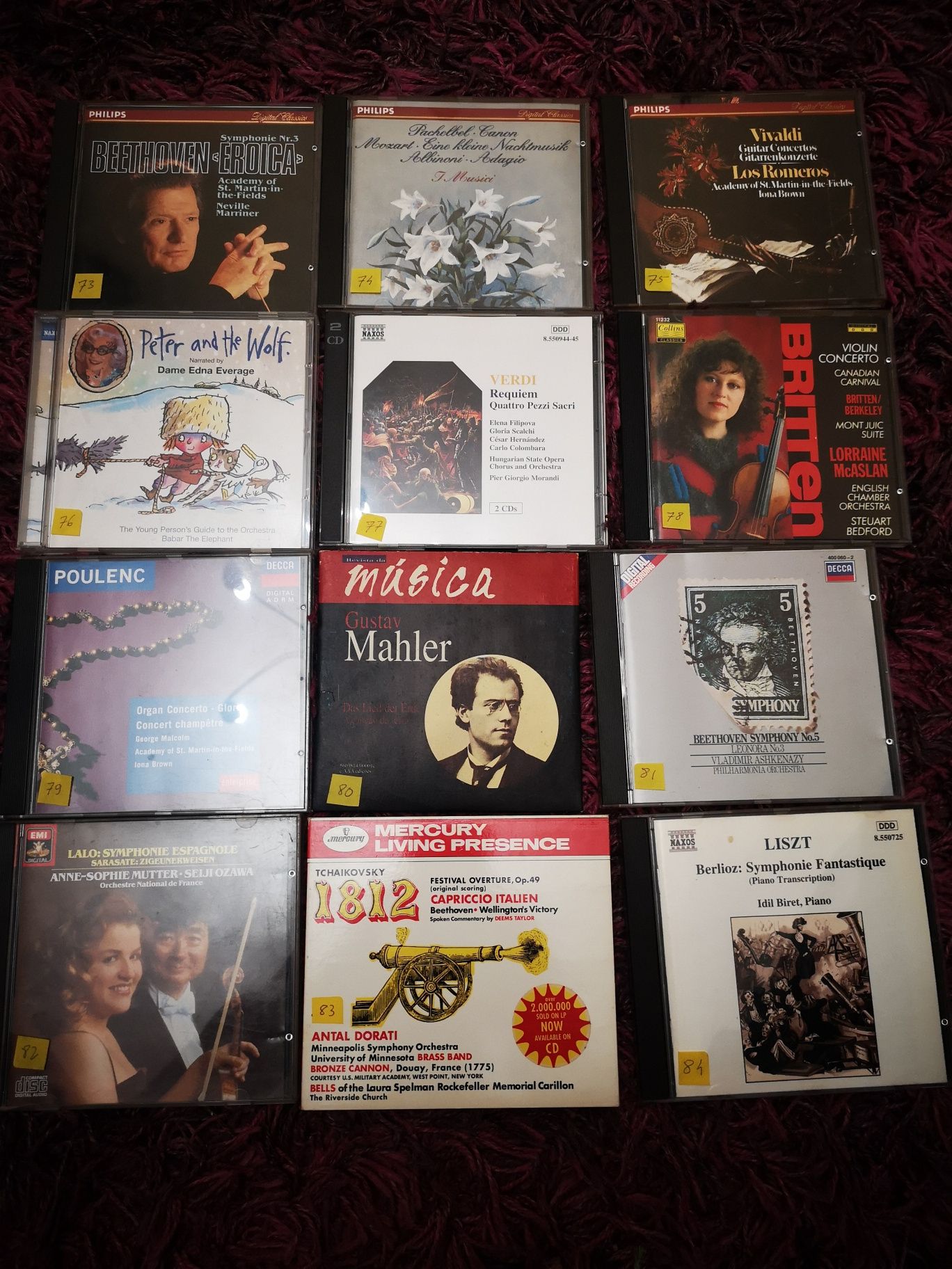 Cds música clássica 3€ - alguns importados