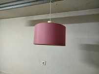 Conjunto de candeeiro de teto e de mesa de cabeçeira