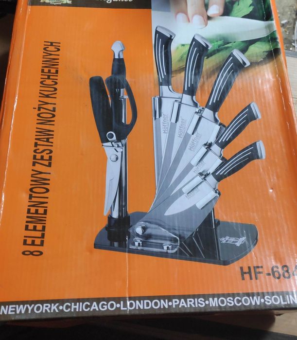 Komplet noże Hoffner w wachlarzu