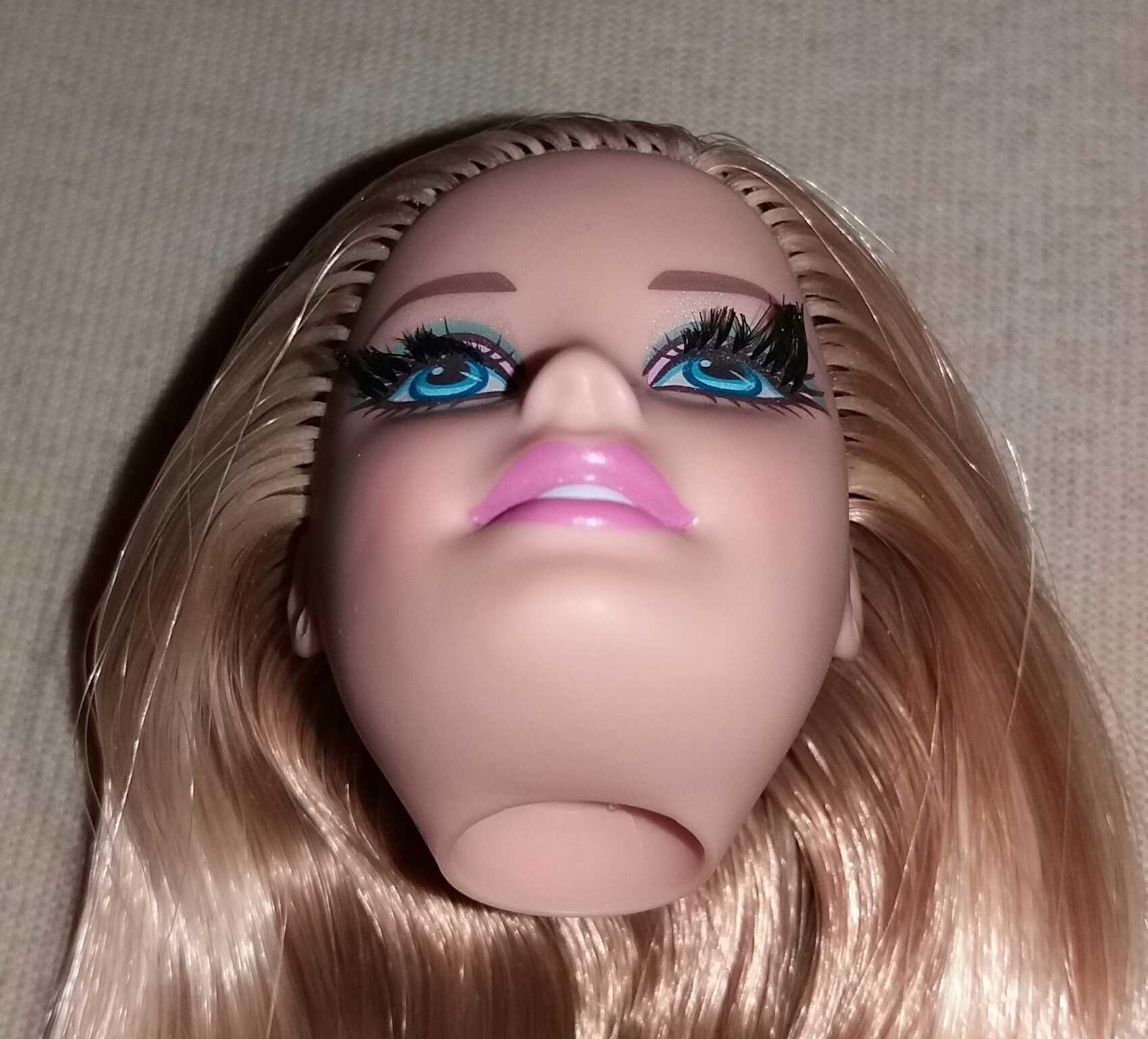 Запчасти голова куклы ляльки Barbie Барби Барбі блондинка русая