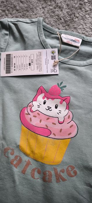 Nowa bluzka tunika coccodrillo r. 116