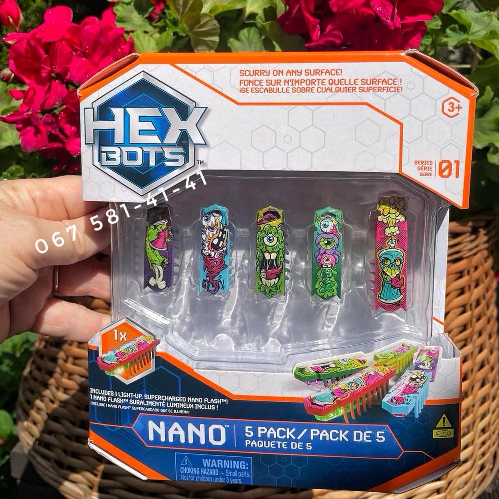 HEX BOTS Nano нано роботи жуки