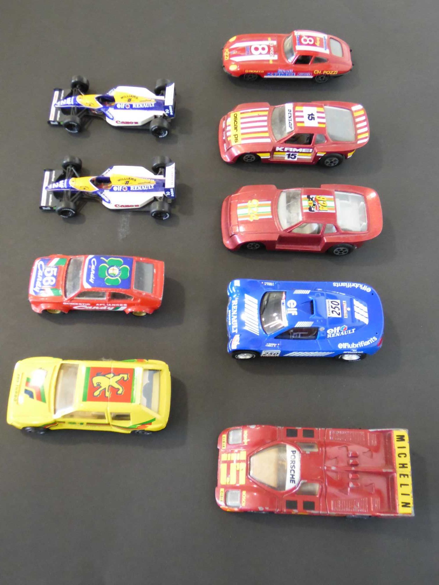 Miniaturas de Competição nas escalas 1/40 e 1/43, marcas diversas