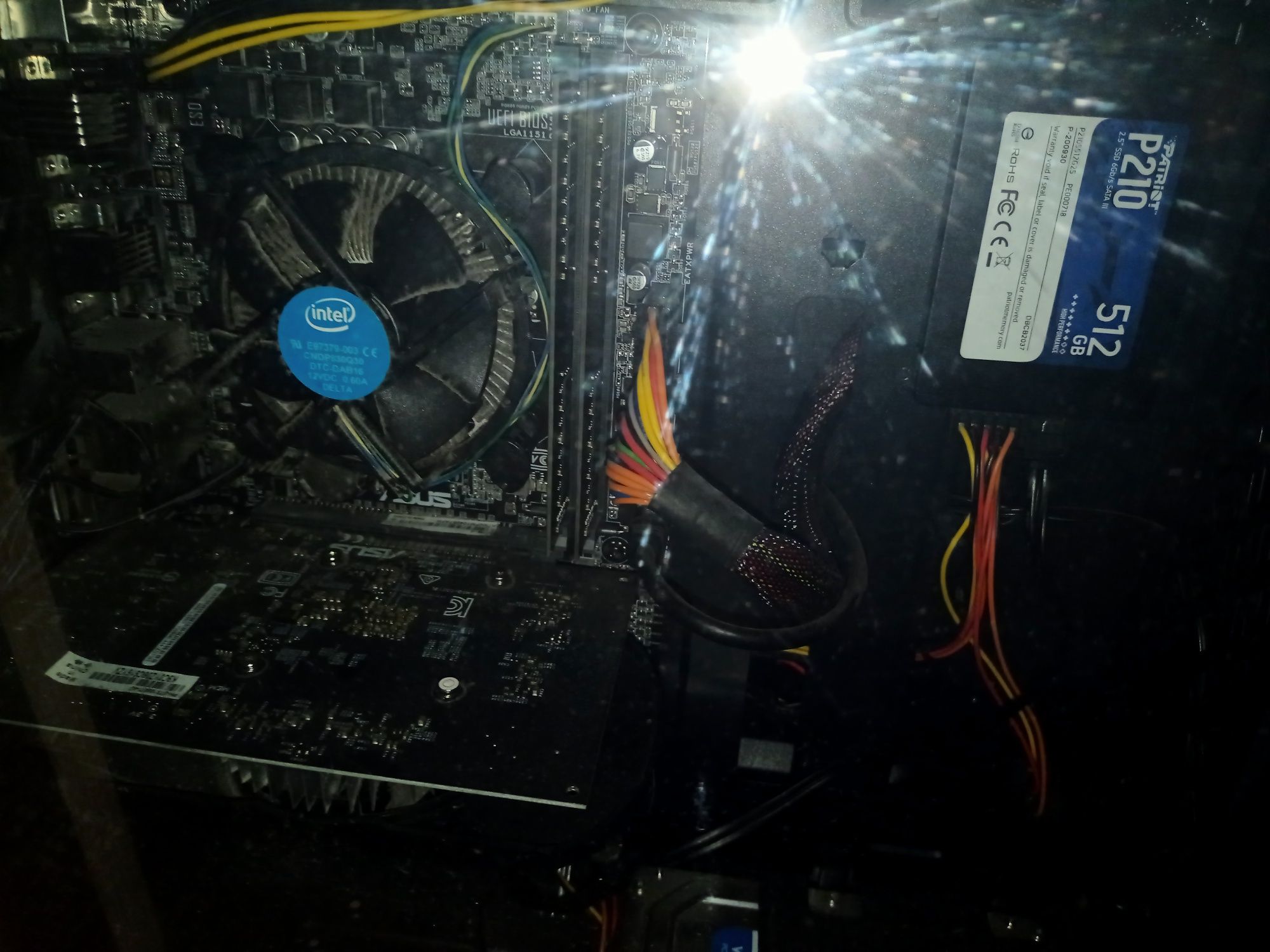 Płyta Asus H110M-C + Procesor i5-7400 + 16GB RAM DDR4 2400 + Dysk HDD