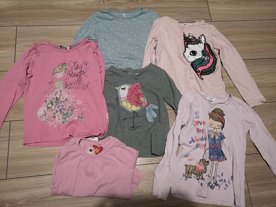 Bluzka bluzki komplet unicorn cekiny