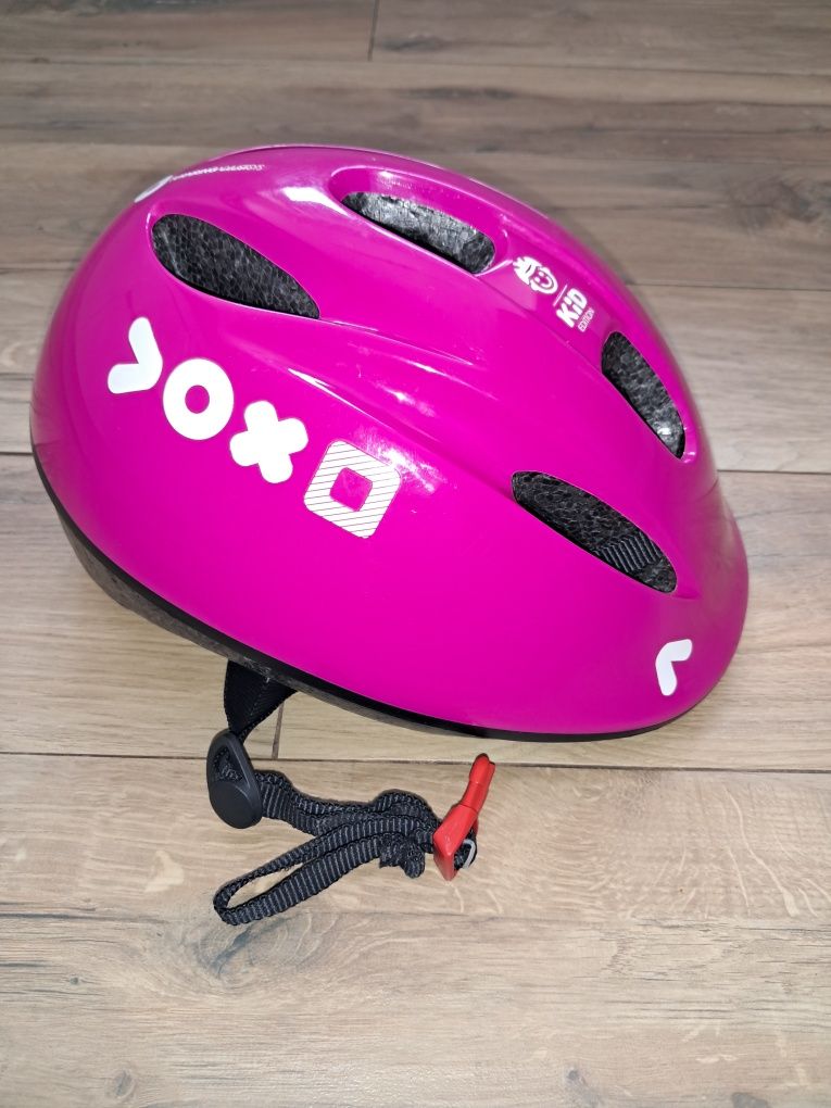 Kask rowerowy dziewczęcy rozm. 52-56