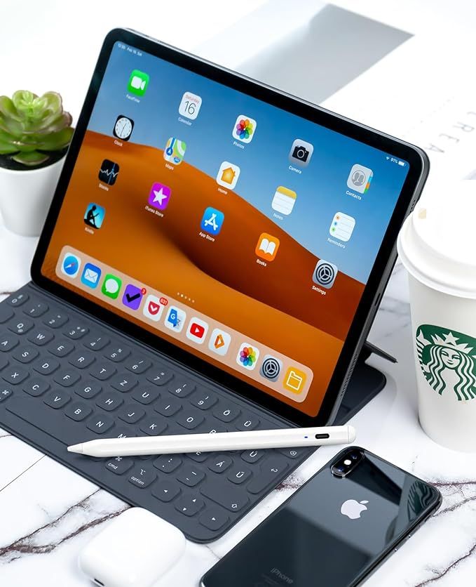 kenkor stylus pom rysik do ekranów dotykowych 1,5mm ios android biały