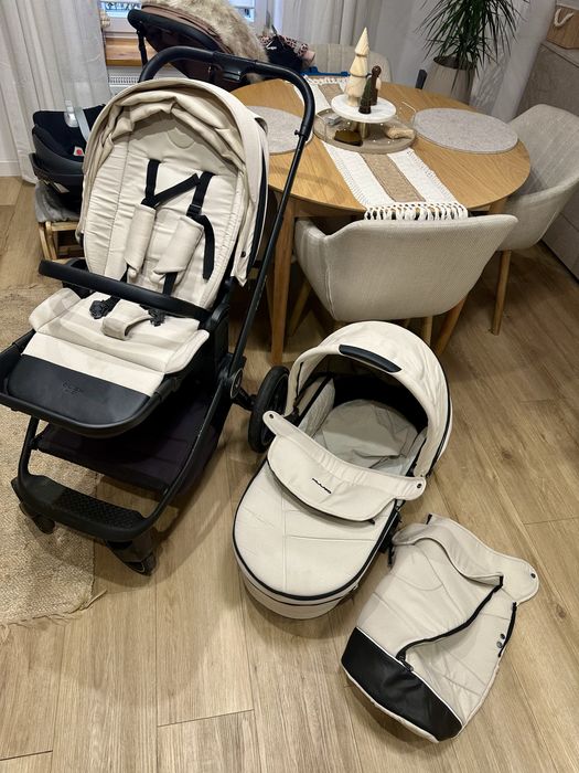 muuvo quick 4.0 wozek spacerowy i gondola 2w1 kremowy