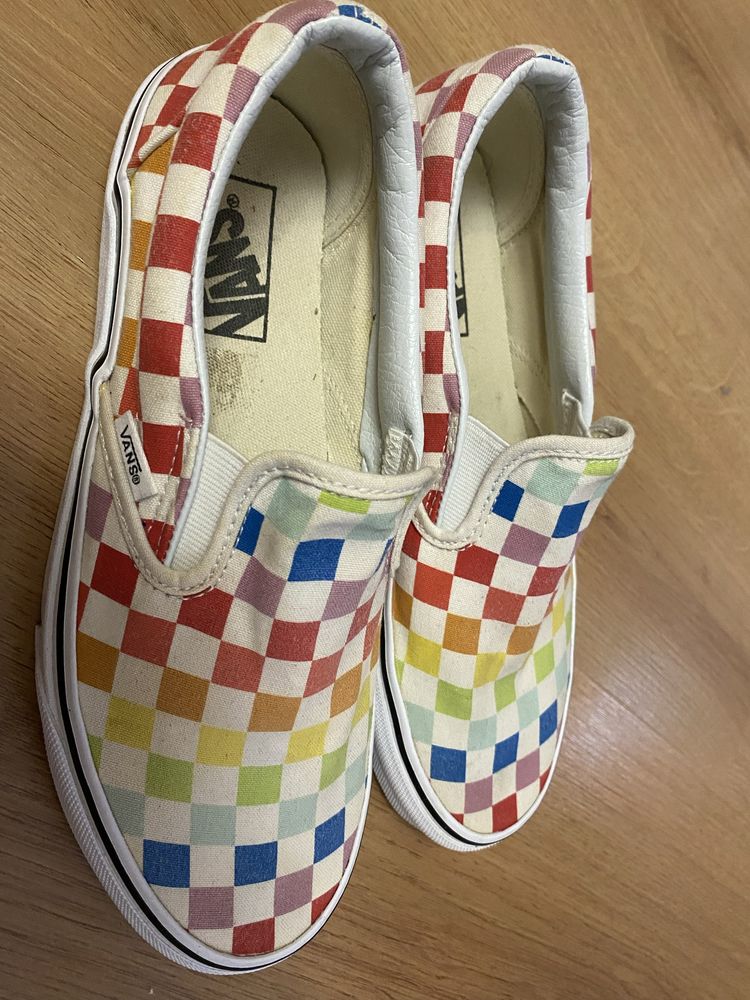 Vans сліпи 24.5 см різнокольорові