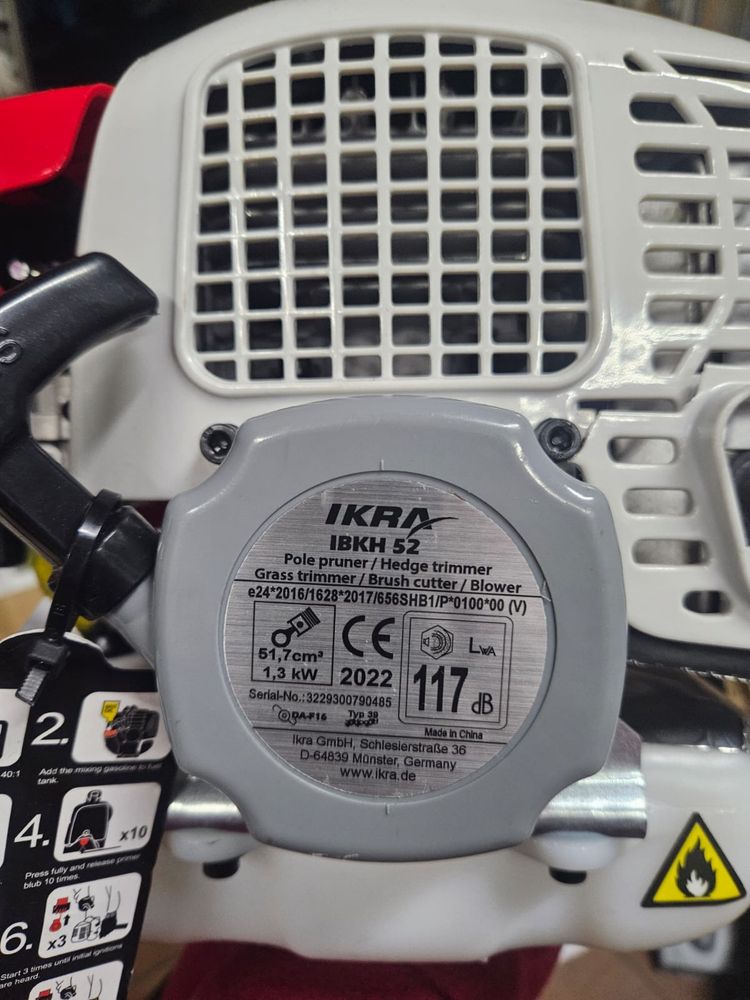 IKRA IBKH 52 kosa piła dmuchawa nożyce  zestaw do pielęgnacji ogrodu