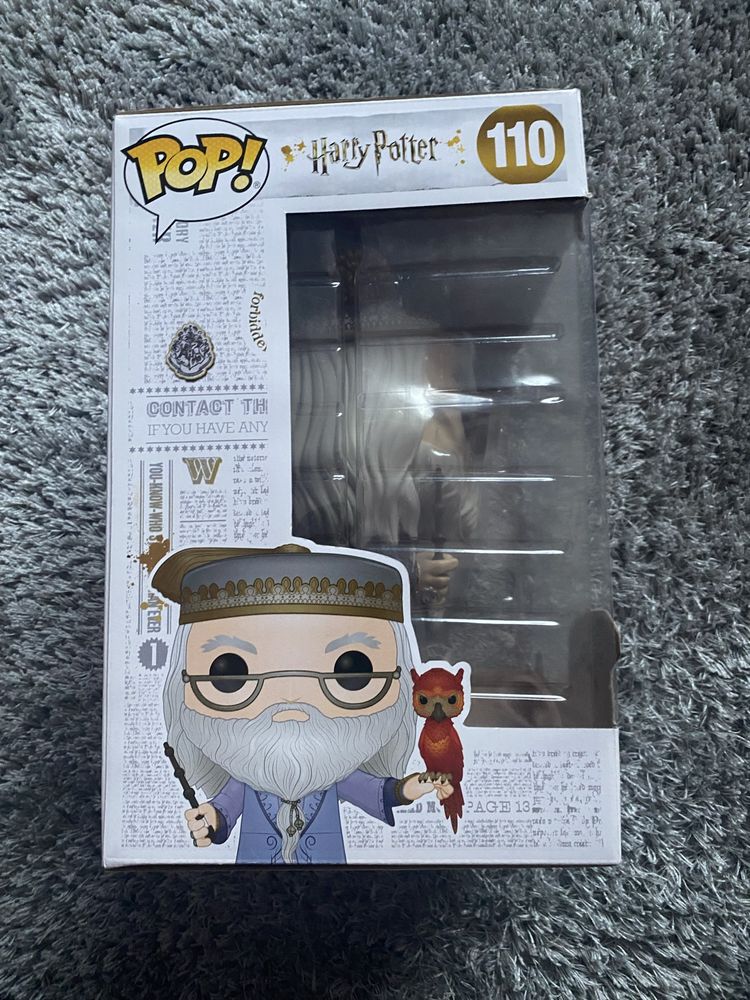 Funko pop Harry Potter Albus Dumbledore with fawkes vinyl figurka 110