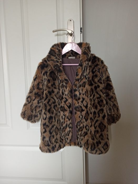 Płaszczyk futerko kurteczka