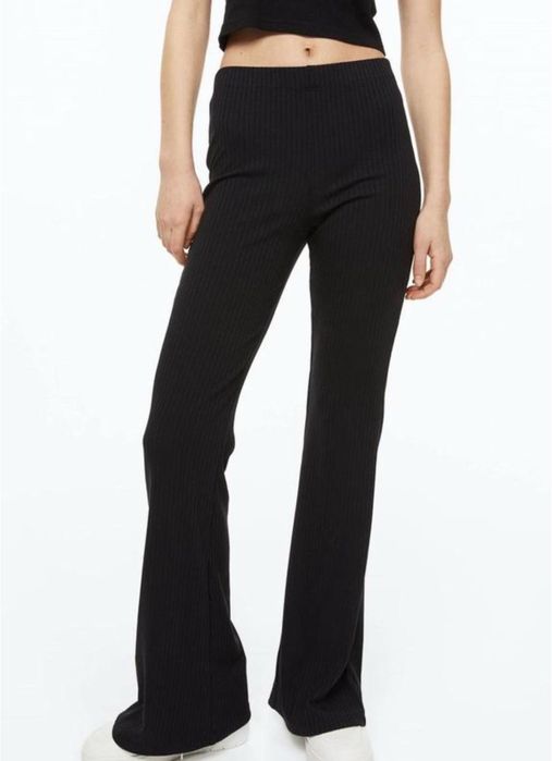 Штани кльош в рубчик H&M