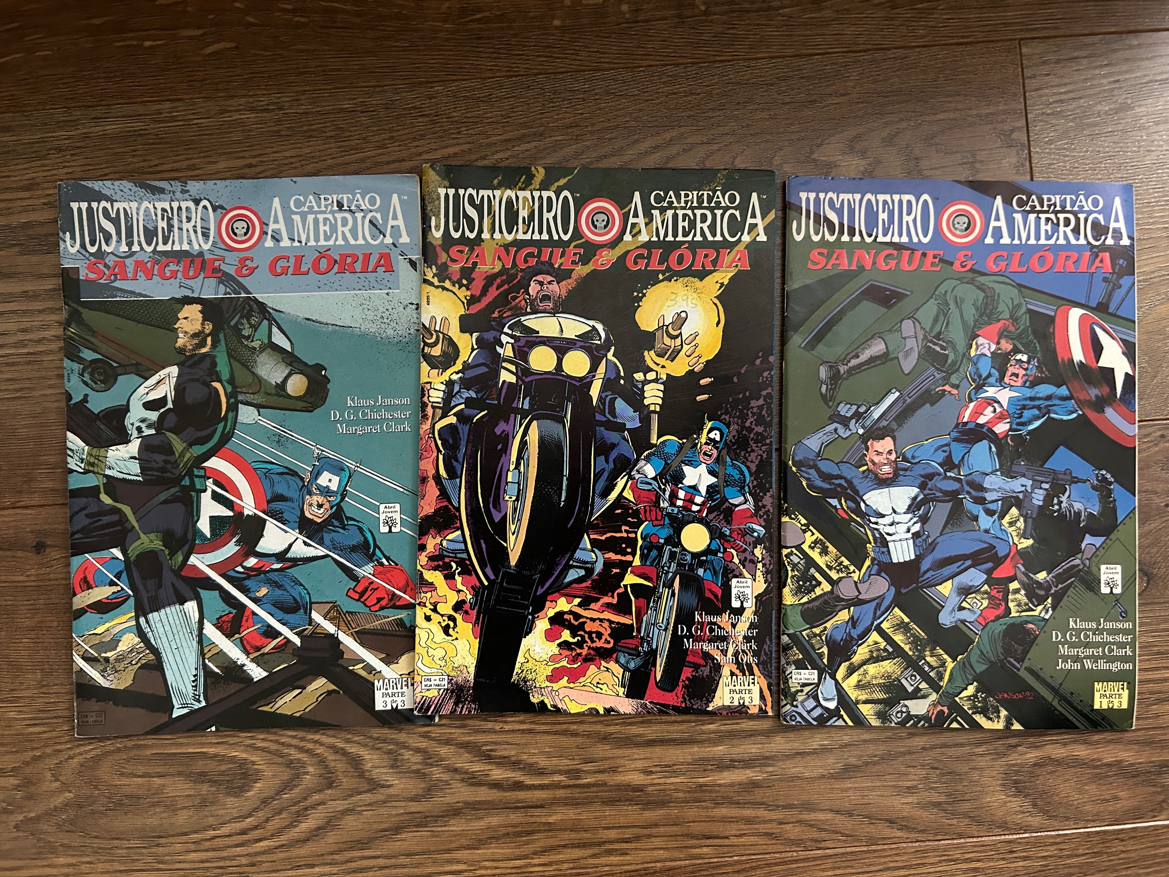 Revistas de banda desenhada/comics - Justiceiro e capitão America