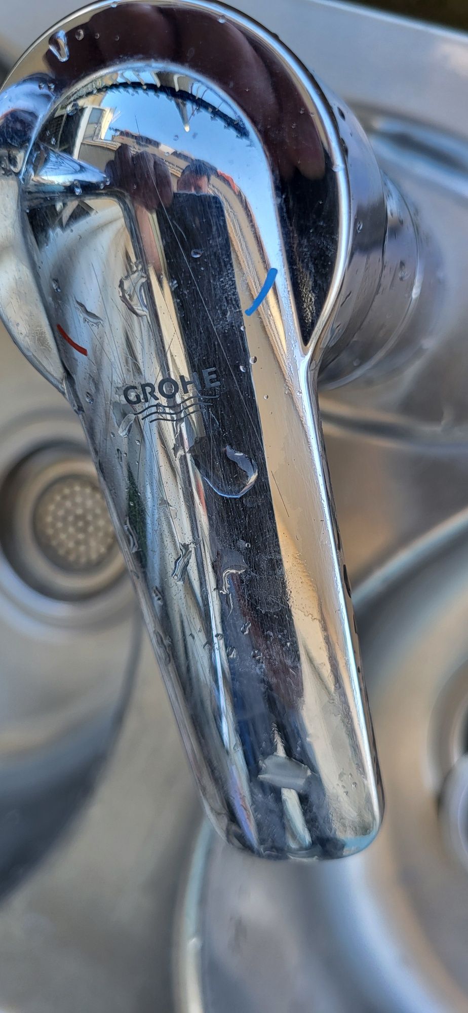 Lava Loiça em inox com torneira da grohe