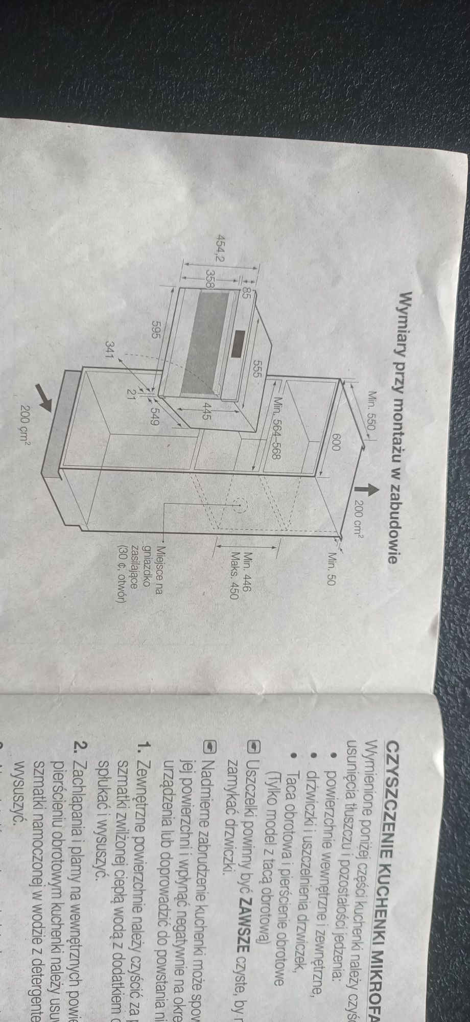 Kombinacyjną kuchenka mikrofalowa do zabudowy SAMSUNG