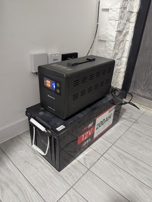 Безперебійник плюс гелевий акб 200 ампер БУТИ СВІТЛУ КОЛИ ЙОГО НЕМА)