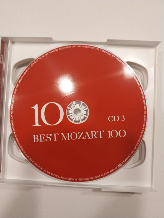 Conjunto de 6 CDs top 100 Mozart