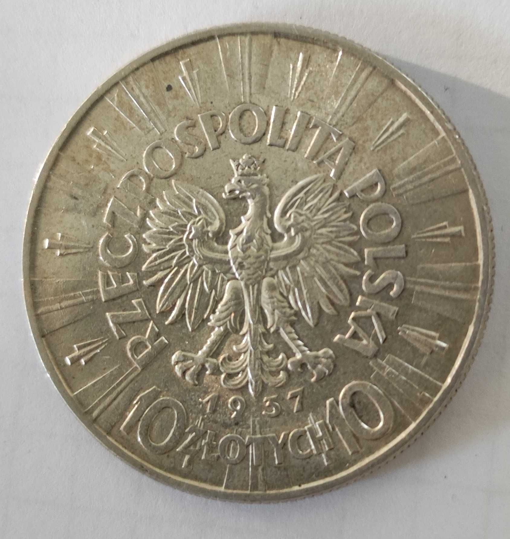 10 złotych 1937 Józef Piłsudski