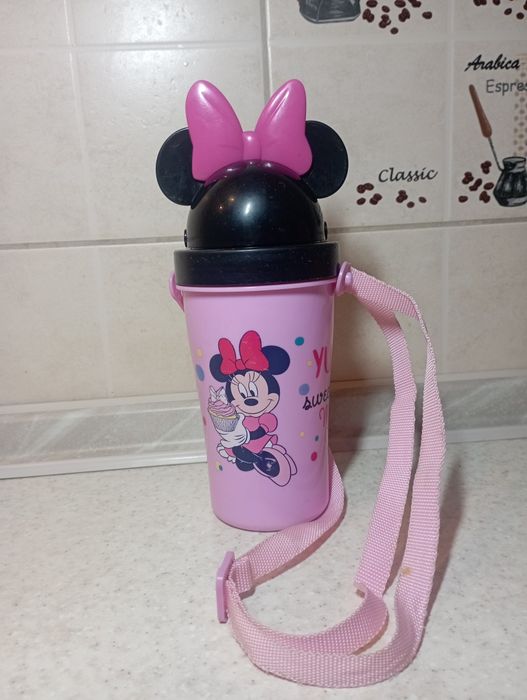 Пляшечка з трубочкою дитяча  для напоїв