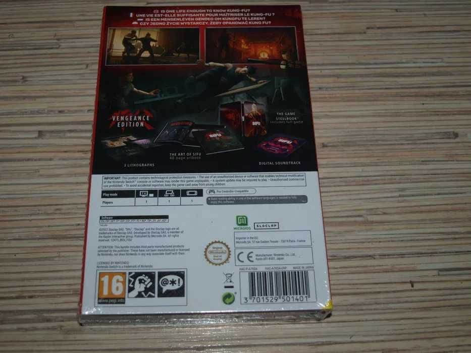 Gra Sifu The Vengeance Edition PL Nintendo switch nowa folia!!