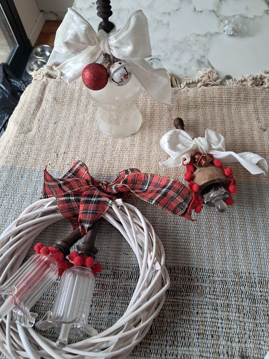 Decoração de Natal em vidro