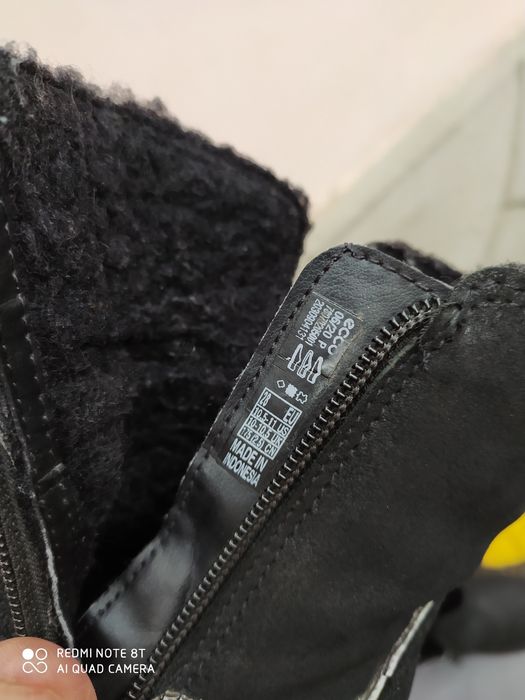 Ecco 28 34 ботинки на дівчинку зимові сапоги черевики чоботи взуття ес