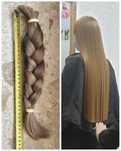 • Naturlne włosy dziewicze • 35cm • 115g • ciepły brąz •