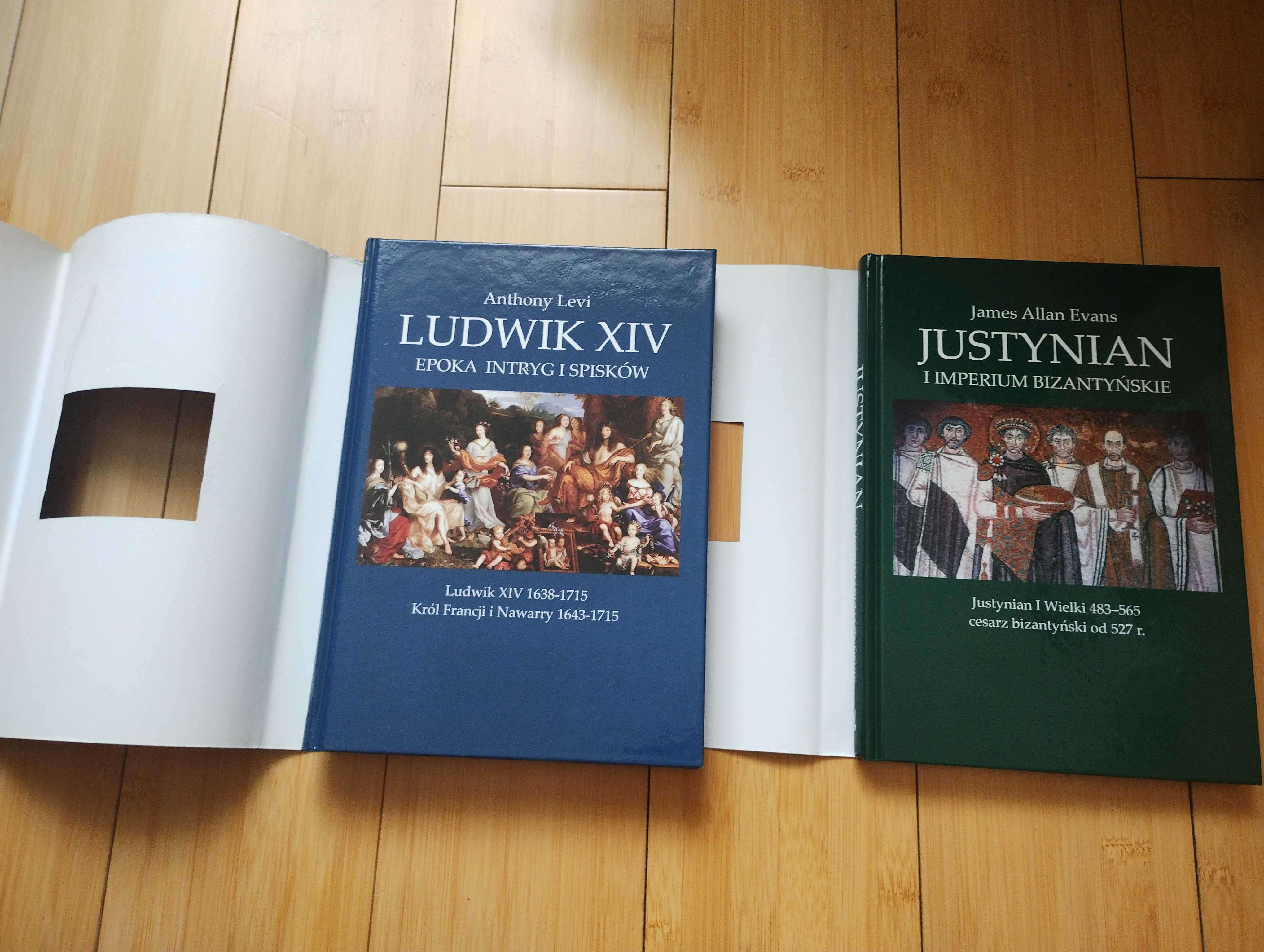 LEVI - Ludwik XIV, EVANS - Justynian i imperium, LEŚNIEWSKI - Zamoyski