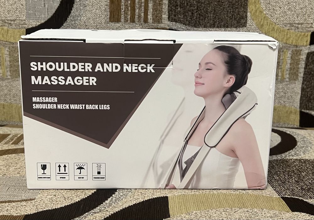 Масажер для шиї голови спини ніг акумуляторний електро
