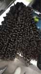 Cabelo humano cacheado 300 gramas