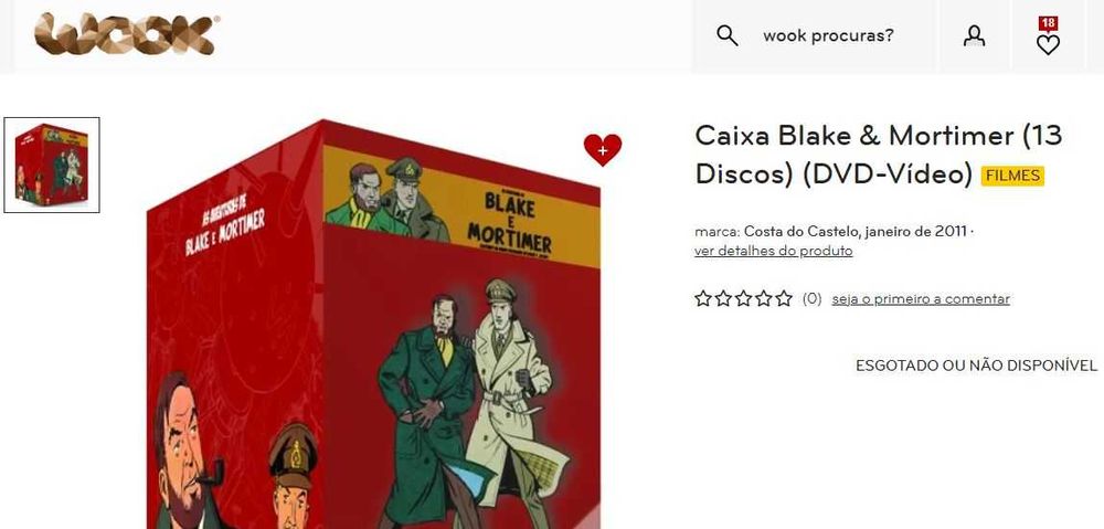 Caixa Blake & Mortimer (13 Discos) (DVD-Vídeo)