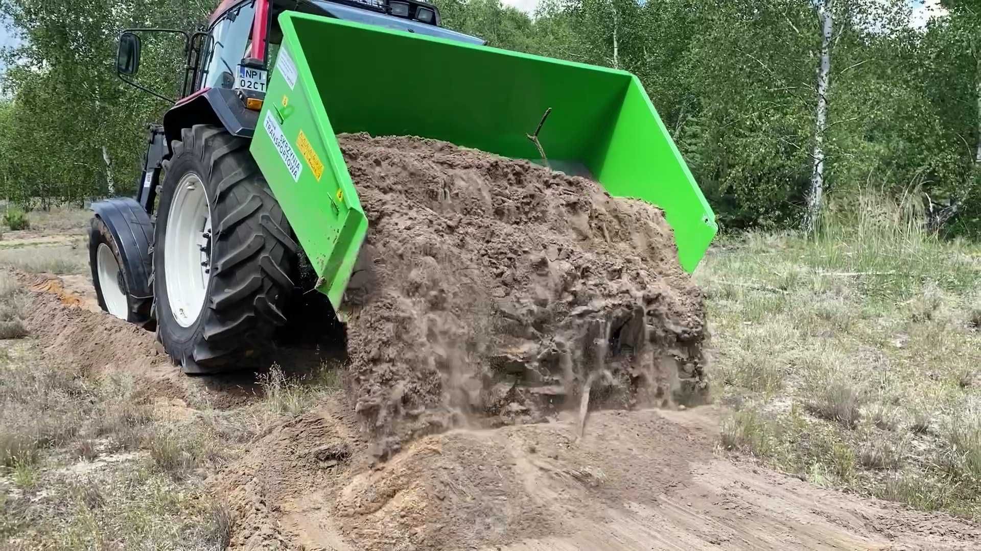 Siłownik Dwustronny - Balast Skrzynia Transportowa na Tuza do Ciągnika